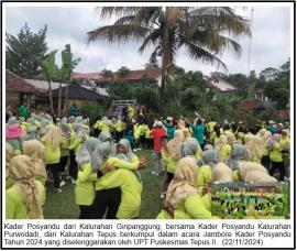 Jambore Kader Posyandu 2024: Kader dari Giripanggung, Purwodadi, dan Tepus Bersatu di Sleman